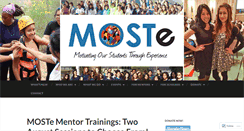 Desktop Screenshot of moste.org
