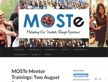 Tablet Screenshot of moste.org